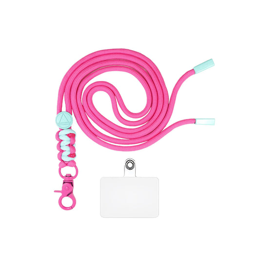 Cordão Dual Fuscia e Azul