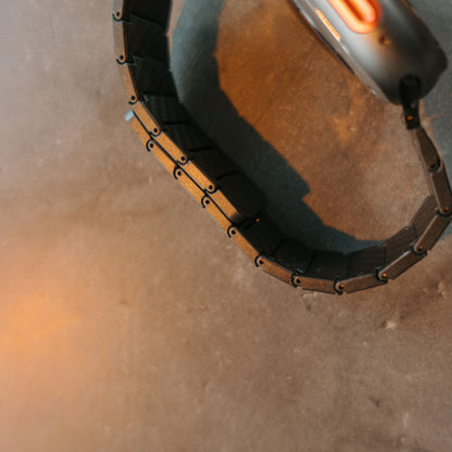 Bracelete Carbono Preto 38/40/41 mm
