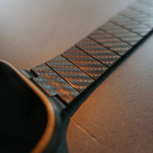Bracelete Carbono Preto 38/40/41 mm